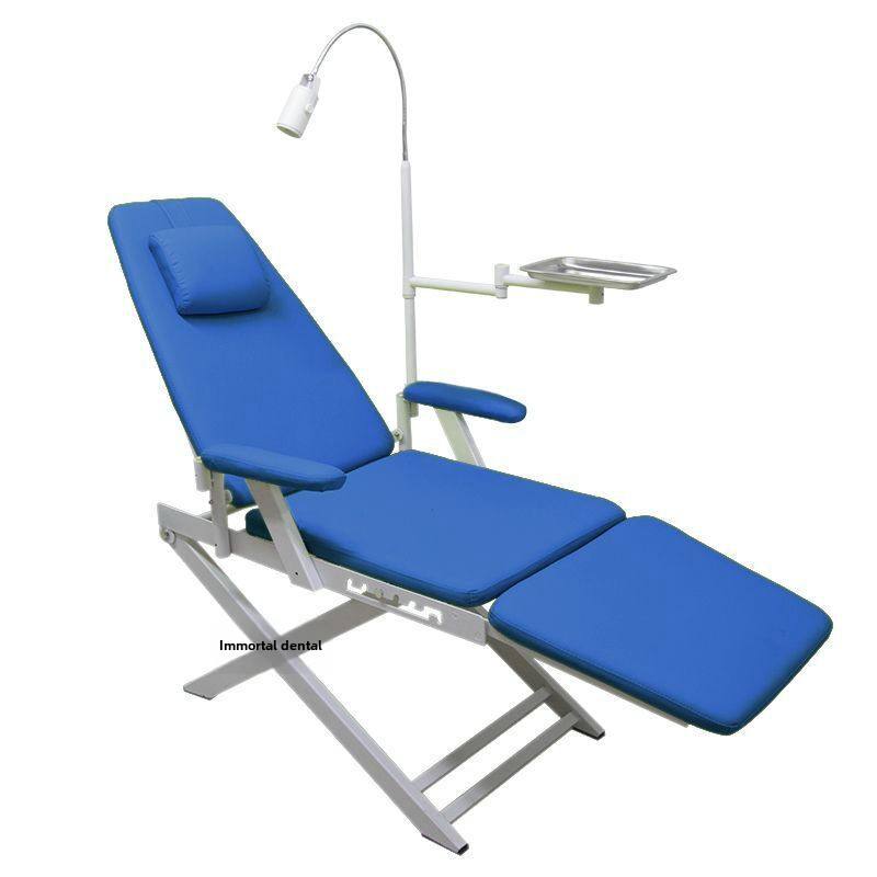 210-New Comprehensive Electric Dental Chair with Plastic Goobed Bed Oral Dental Table Turbine Featuring .jpg